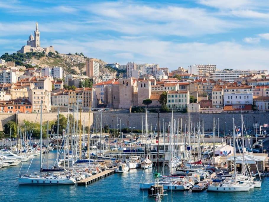 Cosy Pied A Terre Rue Corneille, Coeur Marseille, 4 Pers, 2 Ch Appartement Buitenkant foto